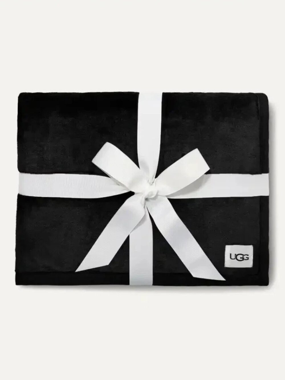 UGG DUFFIELD II THROW BLANKET THICK PLUSH BLACK 50X70 NEW With Tags